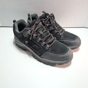 CAMEL CROWN Hiking Shoes Breathable Non-Slip Leather Low Cut Boots Men's 11.5